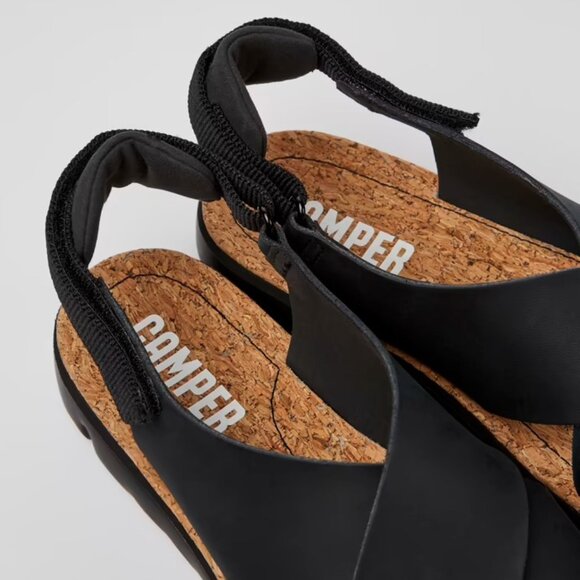 Brand New - Camper Womens Oruga Sandal Flat - Black - 10 - Picture 4 of 5